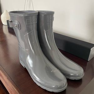 Grey Short Hunter Boots